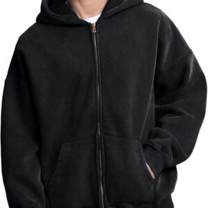 Graphic Zip-Up Hoodie